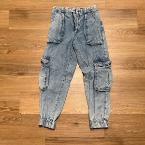 All Saints High Rise Blue Denim Jeans